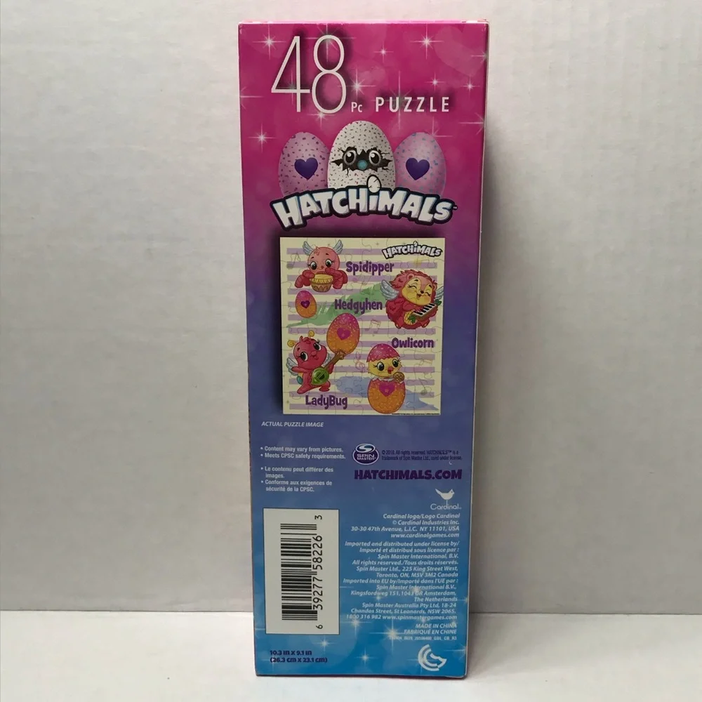 ♦️$3♦️ Hatchimals puzzle 10.3” x 9.1” 48-piece